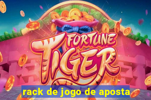 rack de jogo de aposta